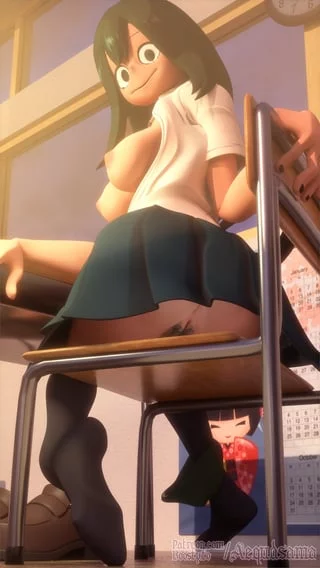 Tsuyu is horny [My Hero Academia] (Aequd)