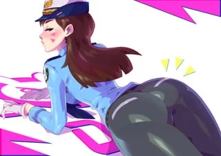 Police Officer D.va (minicop2001)