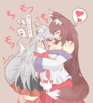 "A-ah~! S-stop those are so s-sensitive... I'm... y-you're gonna make me~...!"
