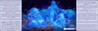[FFFxM] On the House [Teaser Caption / Continued in Comments] [Slime Girl] [Montergirl] [Human on Nonhuman] [Reverse Gangbang] [Narrative] [Artist: Reaganlong]