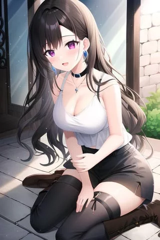 Cute cleavage