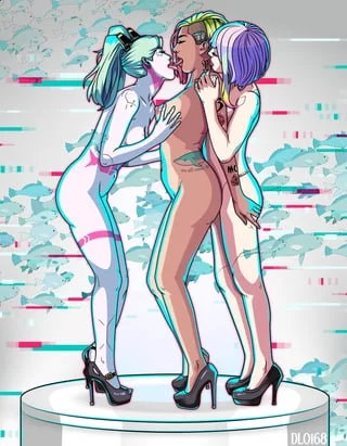 Rebecca, Judy and Lucy (DLo168) [Cyberpunk]