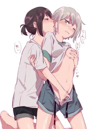 S-sis...mmm~ p-please stop teasing me~ aah~ (I want to be a submissive little sister who is a tomboy)