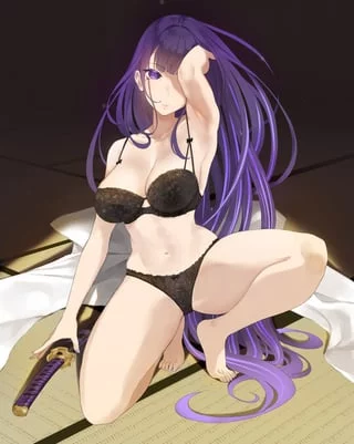 Raiden Shogun's lingerie (Throtem)[Genshin Impact]