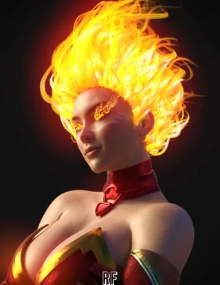 Lina (Rude Frog 3D) [Dota 2]