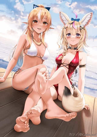 Omaru polka, flaire shiranui. ( Hopetiteve) ( artist: casino)