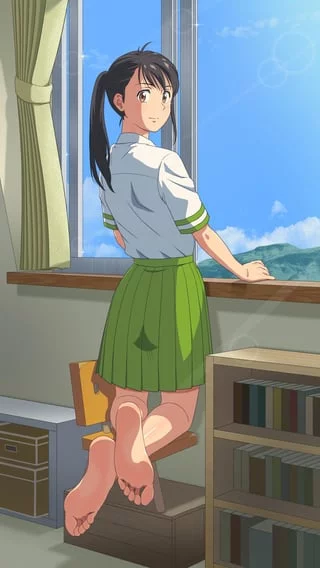 Suzume No Tojimari Foot scene? (Suzume)