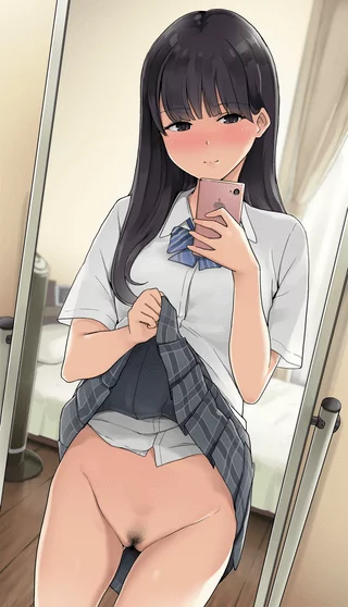 Day in school without panties