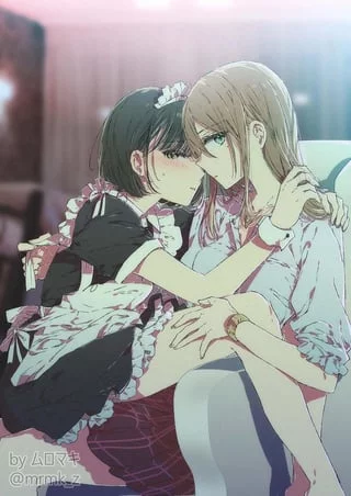 Ever since mistress asked me to cuddle her once, I can't stop asking to cuddle and snuggle with her, to sit in her lap and hug her... She seems to be ok with it though, I'm such a lucky maid, ehehe 👉👈💞