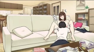 “N-not here bro… 💕 let’s go to my room…”