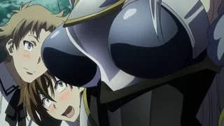 Rossweisse's perfectly shaped breasts