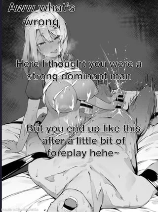 Fufufu~ You’re completely at my mercy now, so why don’t you entertain me for a while?~