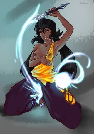 Nilah's boobs (kolinsky) [League of Legends]