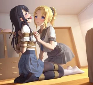 I want a girlfriend who'll tie me up and play with me~