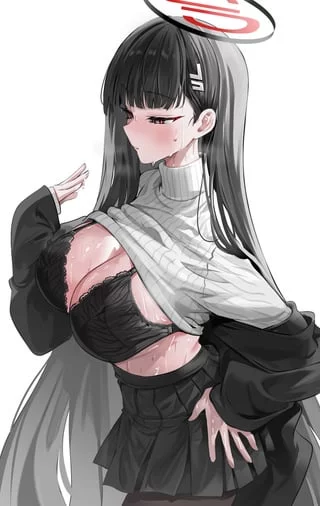Sweaty Rio (雪/yuki) [Blue Archive]