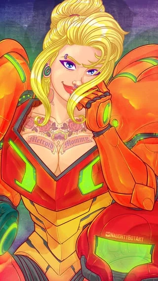 Samus Aran (NaughtyBotArt) [Metroid]
