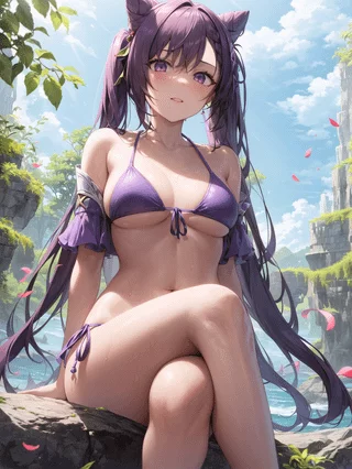 My big cock feels great gooning to (Keqing) I want to pump her full of my thick cum and impregnate her