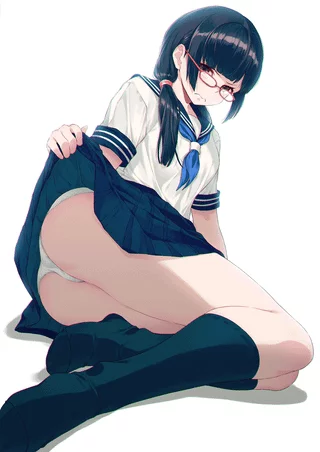 Shinonome Aoi Showing Her Pantsu While Being Disgusted [Iya Pan]