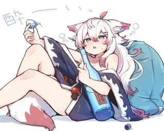 “W-where ish… Bring me more!” Getting drunk and celebrating never leads to anything, right?