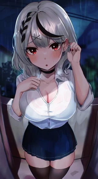 Hey um... I had a fight with my boyfriend again... Do you mind if I stay with you for the night?