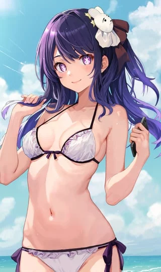 Ai in a bikini (keity tan) [Oshi No Ko]