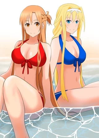 Asuna And Alice (Sword Art Online)