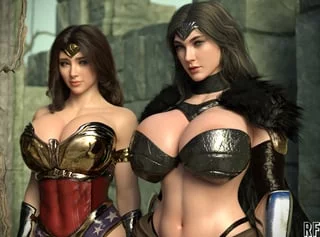 2 Wonder Woman (Rude Frog 3D) [DC]