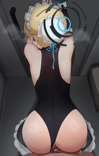 Asuma Toki Leotard Aside Sex ( Mintchoco ) [Blue Archive]