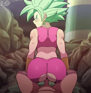 Kefla Rev Cowgirl Riding (D-Art) [Dragon Ball Z]
