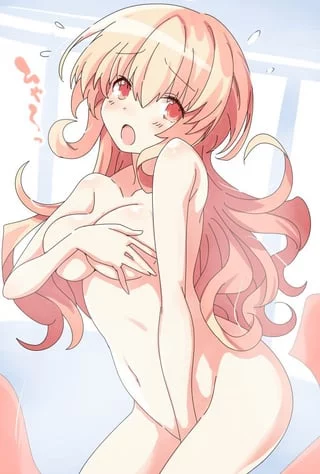 E-Eeeeep!~ I-I'm sorry!~ I thought no one was h-home... (I want to be a cute girl like her, all flustered and embarrassed cause she's nude~) (More in comments~)