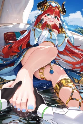 Embarrassed Nilou!