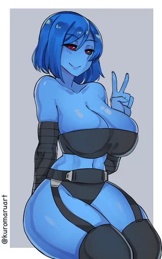 Chiss Sniper Che'rri [Star Wars: The Old Republic] (Kuromaruart)
