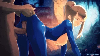Samus banged doggy
