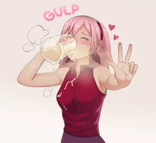 Bottoms up!