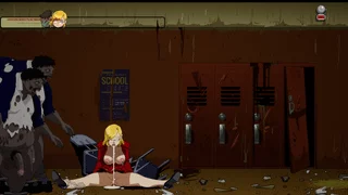 zombies having their away with their teacher (melody)[Escape from zombie u]