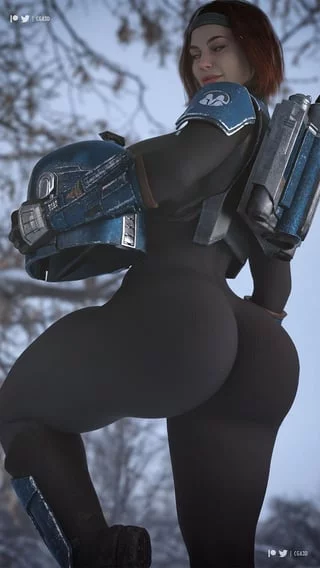 Bo-Katan (Cga3D) [Star Wars]