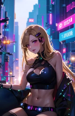 Cyberpunk Midriff