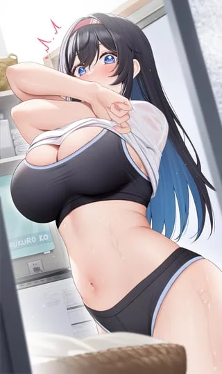 Peeping on her [Artist's Original]