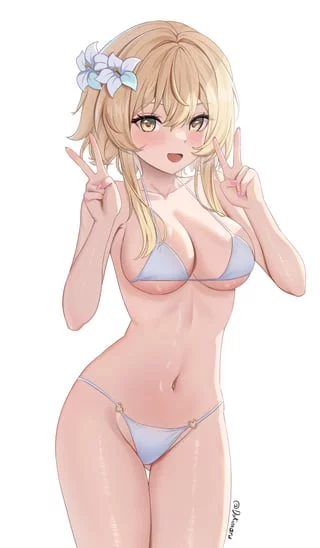 Lumine in bikini