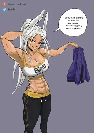 Part 2 of my Mirko artworks, She's ridiculously fun to draw! (Osanti)