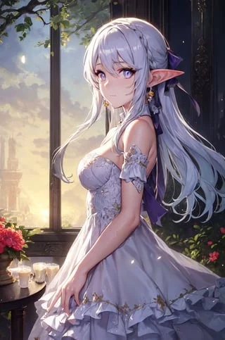 Silver Elf Princess