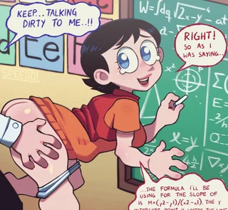 Ms. Keane talking dirty (Speedo) [Powerpuff Girls]