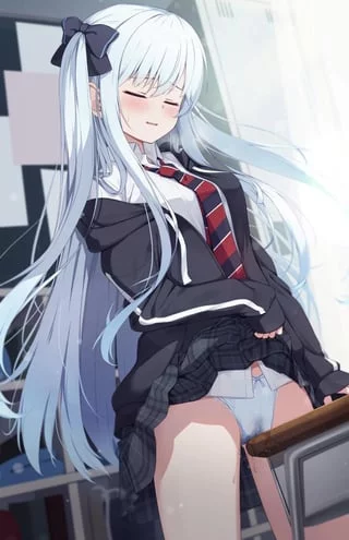 Ahh! Go away! You saw nothing... W-why are you coming closer*moans* oh fuck~