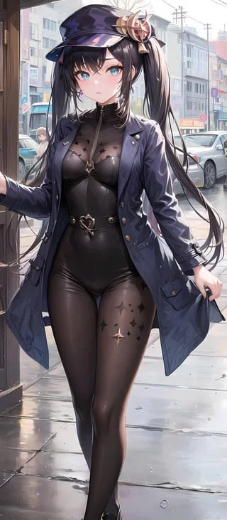 “What? What’s the problem. You asked me to cover myself completely” *I want to be a detective going on an undercover mission with my partner*