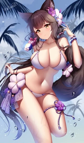 Wakamo in sweltering heat (oWsMano) [Blue Archive]