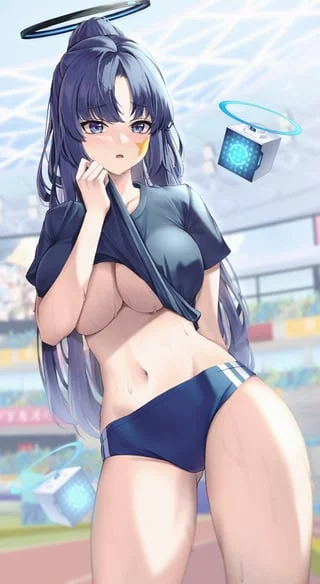Sweaty Yuuka [Blue Archive]