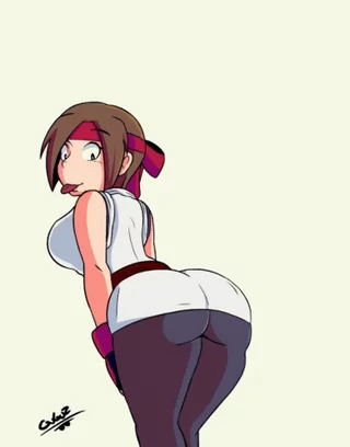 Yuri Smacking Her Ass (Scrabble007) [King Of Fighters]