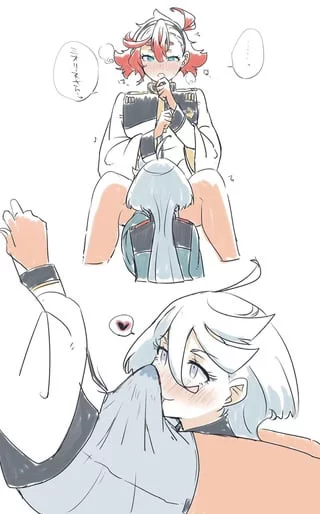 “P-please.. M-more..”