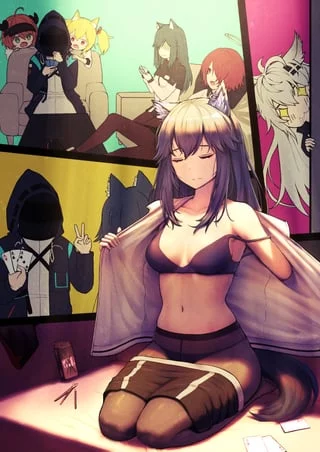 I want to be her, finding out what will happen when I'm out of clothes