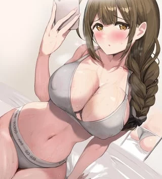 After workout Chiyuki Kuwayama [The Idolmaster: Shiny Colors]